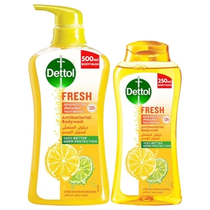 Dettol Shower Gel Fresh 500Ml + 250Ml