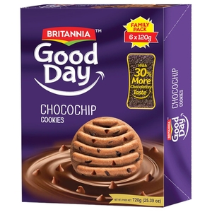 Britannia Chocolate Chips Biscuit Gooday 120G
