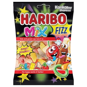 Haribo Fizz Mix Sour Jellies 160G