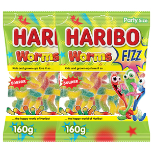 Haribo Fizz Worm 160G