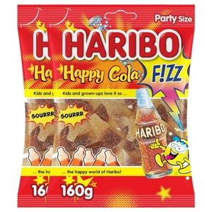 Haribo Fizz Happy Cola 160G