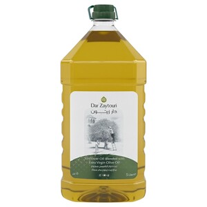 Dar Zaytoun Sunflower Oil Blended With Extra Virgin Olive Oil 5L