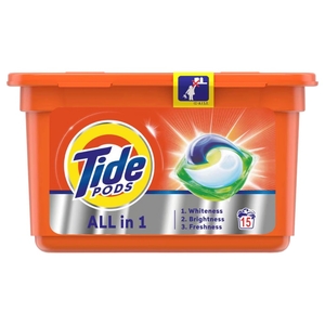 Tide Detergent Tabs Pods Regular 15 Pieces