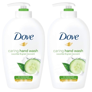 Dove Caring Handwash Cucumber & Green Tea 500Ml X2