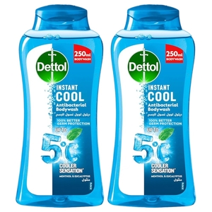 Dettol Shower Gel Cool 250Ml X2