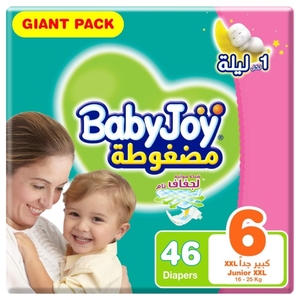 Baby Joy Baby Diaper Diamond Pad Giant Pack Junior Size 6 Xxl 16+Kg 46 Pieces