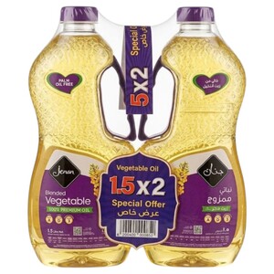 Jenan Blend Vegetable Oil 1.5L X2