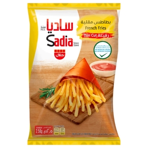 Sadia French Fries Thin Cut 6Mm 2.5Kg