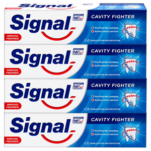 Signal Toothpaste Cavity Fighter 75Ml 3+1