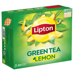Lipton Green Tea & Lemon 50 Teabags