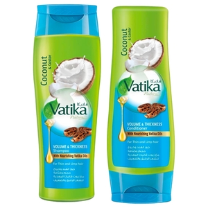 Vatika Volume & Thickness Shampoo 400Ml + Conditioner 400Ml