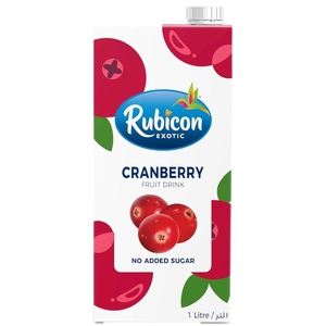 Rubicon Cranberry Fruit Drink No Added Sugar 1L
