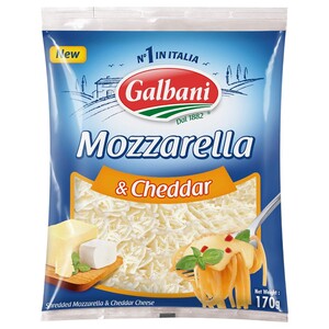 Galbani Shredded Mozzarella & Cheddar 170G