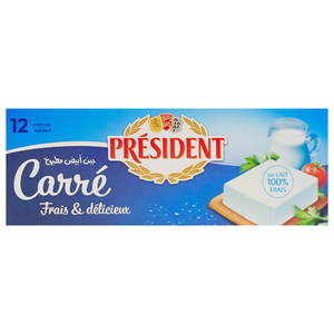 Président Cream Cheese Squares 12 Portions 168G