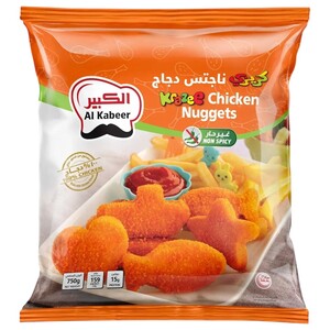 Al Kabeer Frozen Krazee Chicken Nuggets 750G