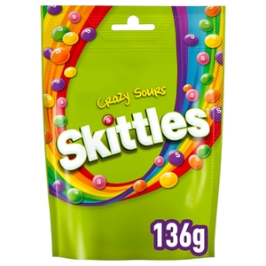 Skittles Crazy Sours 136G