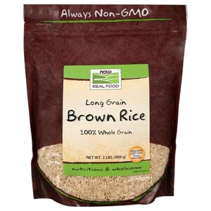 Now Foods Brown Rice Long Grain Natural 908G