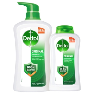 Dettol Shower Gel Original 500Ml + 250Ml
