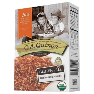 O.A Quinoa Premium Red 100% Organic 340G