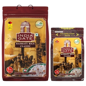 India Gate Basmati Rice 5Kg + 1Kg