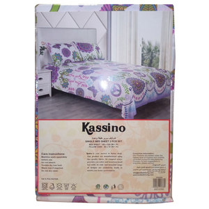 Kassino Bed Sheet Single 2 Pcs Set 160 X 220 Cm # Ho03054