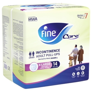 Fine Adult Diaper Pull-Ups Unisex X-Large 14 Pieces