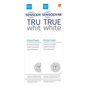 Sensodyne Toothpaste True White Extra Fresh 75Ml X2