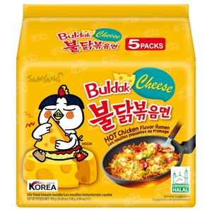 Samyang Buldak Cheese Hot Chicken Ramen 140G X5