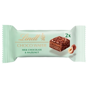 Lindt Choco Wafer Milk Chocolate & Hazelnut 30G