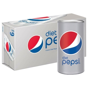 Pepsi Carbonated Drink Diet Can 185Ml X6