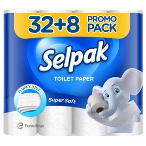 Selpak Toilet Paper 32 + 8 Unscented