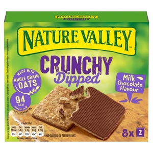 Nature Valley Crunchy Dipped Milk Chocolate 20G X8