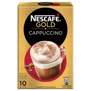 Nescafe Cappuccino Gold Instant Coffee Envelopes 14G