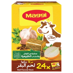 Maggi Stock Cube Beef Flavor 18G X24