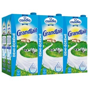 Candia Grand Lait Demi-Écrémé 180Ml X6