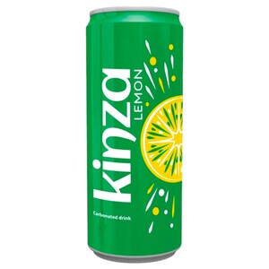 Kinza Carbonated Drink Lemon Can 250Ml