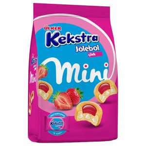 Ulker Kekstra Mini Strawberry Bag 150G