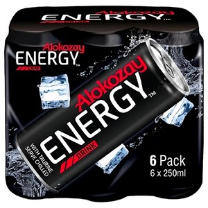 Alokozay Energy Drink 250Ml X6