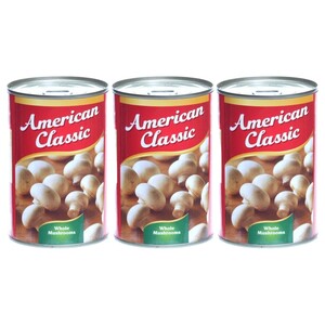 American Classic Mushroom Whole 400G X3