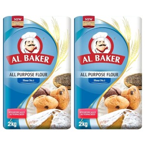 Al Baker All Purpose Flour 2Kg X2