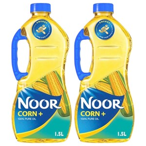 Noor Corn+ 100% Pure Oil 1.5L X2