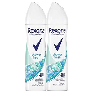Rexona Deodorant Spray Aero Shower Fresh 150Ml X2