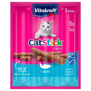 Vitakraft Cat Sticks Mini Salmon & Trout 3Pcs 18G