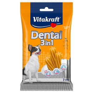 Vitakraft Dog Dental 3In1 Small 7Pcs 120G