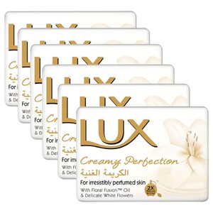 Lux Soap Bar Creamy Perfection 115G X6