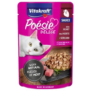 Vitakraft Cat Food Poeside Delisauce Heart 85G