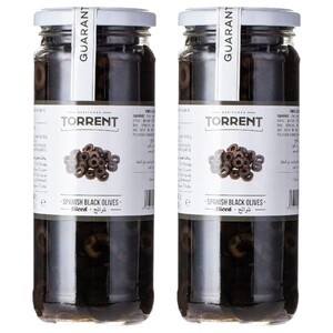 Torrent Sliced Black Olives 440G X2