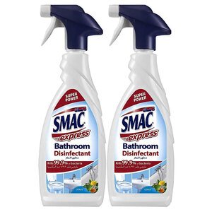 Smac Bathroom Cleaner Spray 650Ml X2