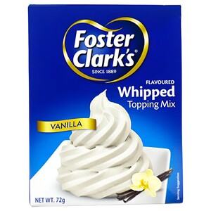 Foster Clarks Flavoured Whipped Topping Mix Vanilla 72G