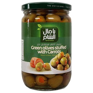 Yamal Alsham Green Olive Stuffed With Carrot 400G